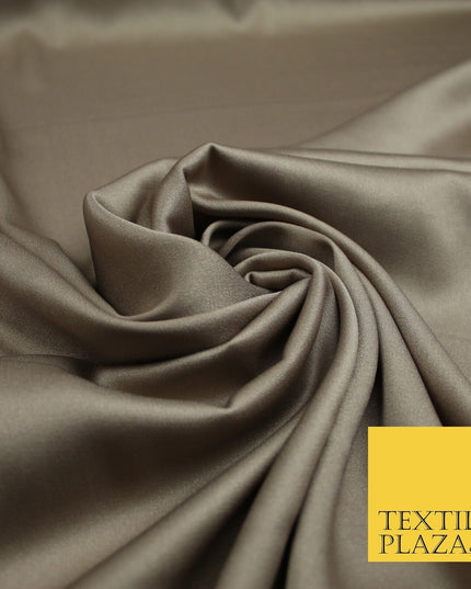 30 COLOURS- Silky Smooth Stretch Twinkle Sparkle Satin Dress Fabric Drape Lining