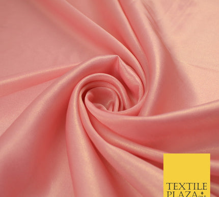 36 COLOURS - Fine Silky Metallic Foil Shimmer Satin Georgette Dress Fabric Drape