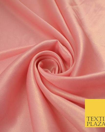 36 COLOURS - Fine Silky Metallic Foil Shimmer Satin Georgette Dress Fabric Drape