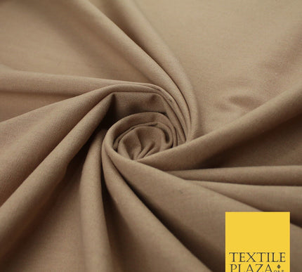 OVER 20 COLOURS - Plain Soft LINEN LOOK 100% Polyester Fabric Dress Craft 54"