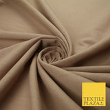OVER 20 COLOURS - Plain Soft LINEN LOOK 100% Polyester Fabric Dress Craft 54"