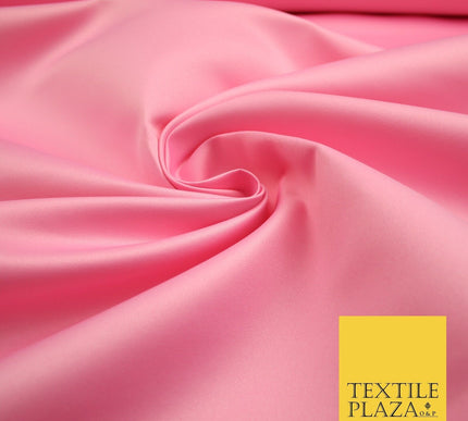 46 COLOURS Premium Plain Smooth Heavy Matt Duchess Bridal Satin Fabric Dress 60"
