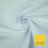 Plain Smooth 100% Polyester 230cm EXTRA WIDE Sheeting Fabric Material 7 COLOURS