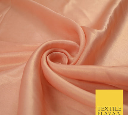 36 COLOURS - Fine Silky Metallic Foil Shimmer Satin Georgette Dress Fabric Drape