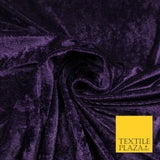 OVER 25 COLOURS Soft Plain Stretch Velvet Velour Fabric Material Dress Craft 58"