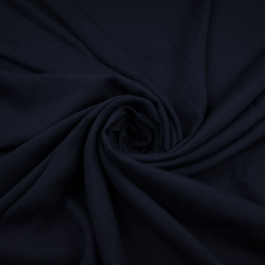 42 COLS Luxury Soft Plain Non-Stretch Spun Rayon Viscose Fabric Dress Drapes 52"