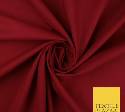 30 COLOURS - Plain Smooth Cotton Square Soft Fabric Dress Material Decor 56"