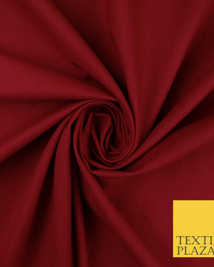 30 COLOURS - Plain Smooth Cotton Square Soft Fabric Dress Material Decor 56"