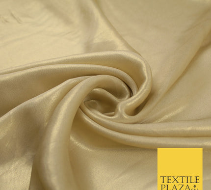 36 COLOURS - Fine Silky Metallic Foil Shimmer Satin Georgette Dress Fabric Drape