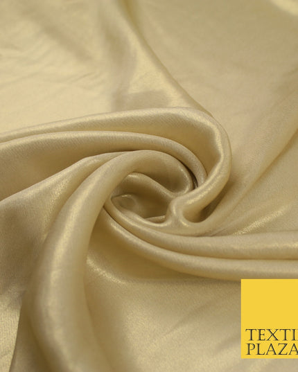 36 COLOURS - Fine Silky Metallic Foil Shimmer Satin Georgette Dress Fabric Drape