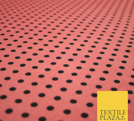 5mm Small Polka Dot Spot Printed Crepe Spotted Dotted Polyester Dress Fabric 58"