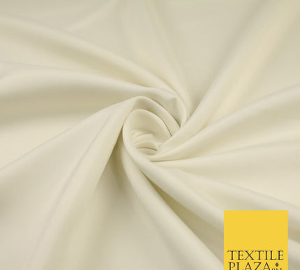 16 COLOURS - Plain Soft Smooth Crisp 100% Polyester Dress Fabric Suiting Craft