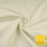 16 COLOURS - Plain Soft Smooth Crisp 100% Polyester Dress Fabric Suiting Craft