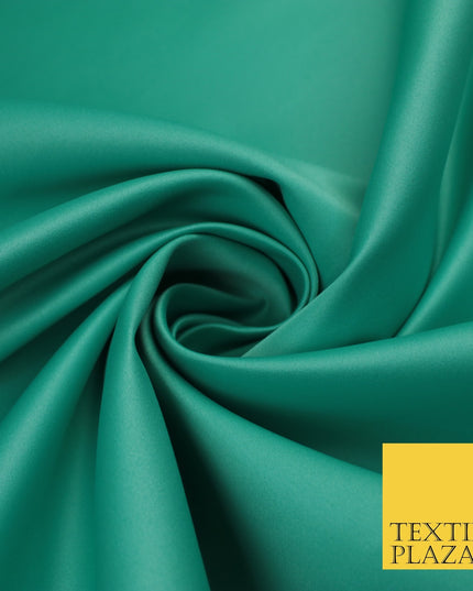 46 COLOURS Premium Plain Smooth Heavy Matt Duchess Bridal Satin Fabric Dress 60"