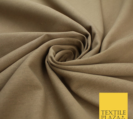 OVER 20 COLOURS - Plain Soft LINEN LOOK 100% Polyester Fabric Dress Craft 54"