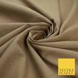 OVER 20 COLOURS - Plain Soft LINEN LOOK 100% Polyester Fabric Dress Craft 54"