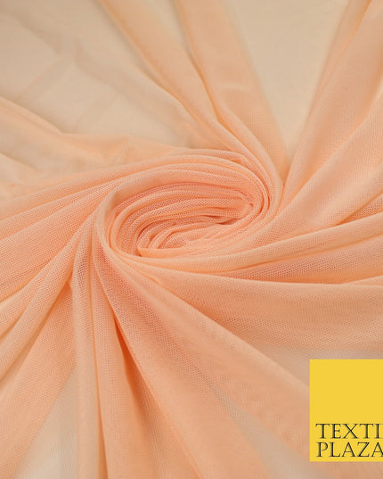 12 COLOURS Soft Power Mesh 4 Way Stretch Net Dress Dance Lingerie Fabric 58"