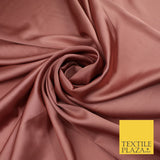 OVER 30 COLOURS Fine Silky Smooth Liquid Sateen Satin Dress Fabric Drape Lining