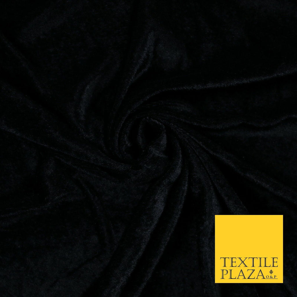 OVER 25 COLOURS Soft Plain Stretch Velvet Velour Fabric Material Dress Craft 58"