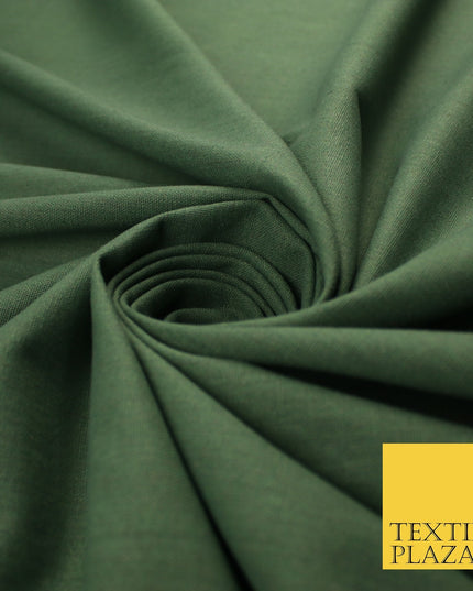 OVER 20 COLOURS - Plain Soft LINEN LOOK 100% Polyester Fabric Dress Craft 54"