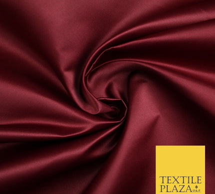 46 COLOURS Premium Plain Smooth Heavy Matt Duchess Bridal Satin Fabric Dress 60"