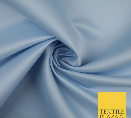 46 COLOURS Premium Plain Smooth Heavy Matt Duchess Bridal Satin Fabric Dress 60"