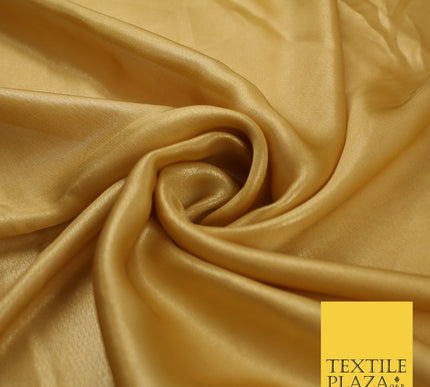 36 COLOURS - Fine Silky Metallic Foil Shimmer Satin Georgette Dress Fabric Drape
