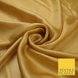 36 COLOURS - Fine Silky Metallic Foil Shimmer Satin Georgette Dress Fabric Drape