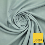 Plain Smooth 100% Polyester 230cm EXTRA WIDE Sheeting Fabric Material 7 COLOURS