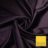 OVER 30 COLOURS Fine Silky Smooth Liquid Sateen Satin Dress Fabric Drape Lining