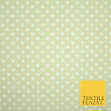 5mm Small Polka Dot Spot Printed Crepe Spotted Dotted Polyester Dress Fabric 58"