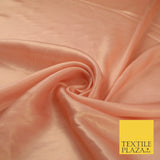36 COLOURS - Fine Silky Metallic Foil Shimmer Satin Georgette Dress Fabric Drape
