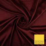 OVER 30 COLOURS Fine Silky Smooth Liquid Sateen Satin Dress Fabric Drape Lining