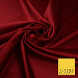 OVER 30 COLOURS Fine Silky Smooth Liquid Sateen Satin Dress Fabric Drape Lining