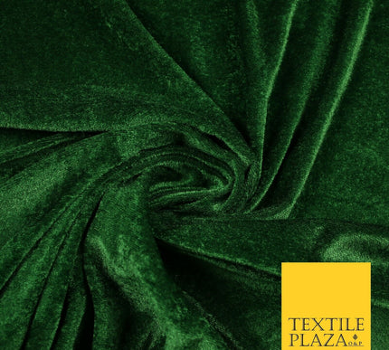 OVER 25 COLOURS Soft Plain Stretch Velvet Velour Fabric Material Dress Craft 58"