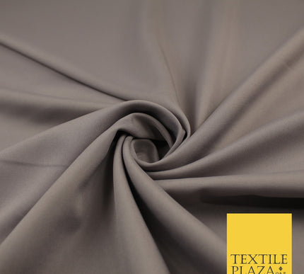 16 COLOURS - Plain Soft Smooth Crisp 100% Polyester Dress Fabric Suiting Craft
