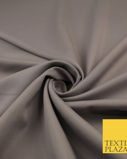 16 COLOURS - Plain Soft Smooth Crisp 100% Polyester Dress Fabric Suiting Craft