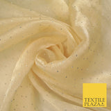 13 COLOURS Premium Dew Drop Crush Organza Bridal Wedding Dance Dress Fabric 57"