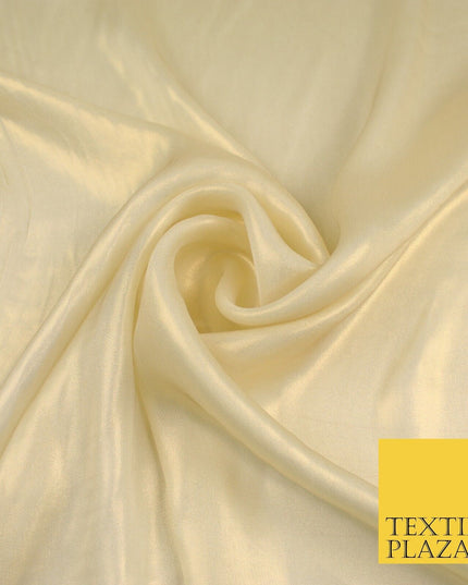 36 COLOURS - Fine Silky Metallic Foil Shimmer Satin Georgette Dress Fabric Drape