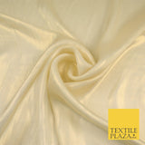36 COLOURS - Fine Silky Metallic Foil Shimmer Satin Georgette Dress Fabric Drape