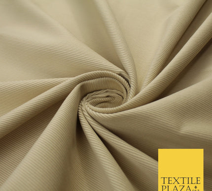 3 COLOURS - 17 Wale Needlecord Corduroy Fabric Upholstery Cushion Sofa 44" Wide