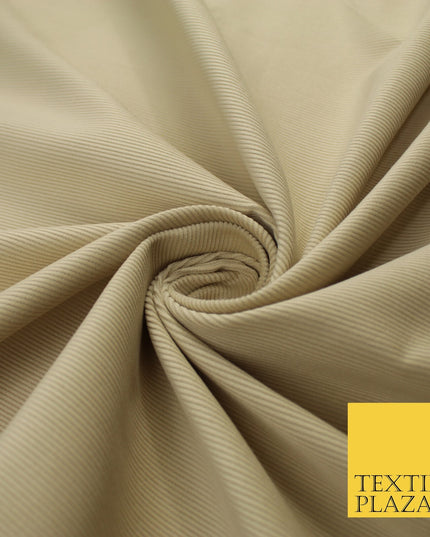 3 COLOURS - 17 Wale Needlecord Corduroy Fabric Upholstery Cushion Sofa 44" Wide