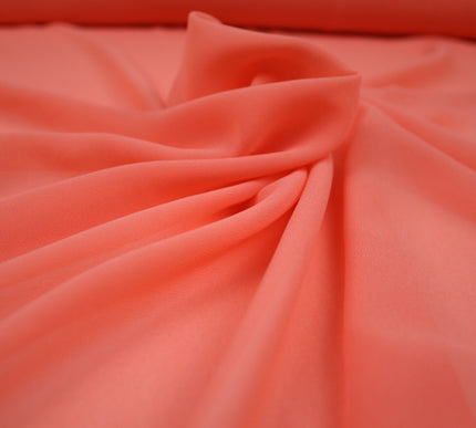 OVER 25 COLOURS Premium Plain Dyed Chiffon Fine Soft Georgette Dress Sari Fabric