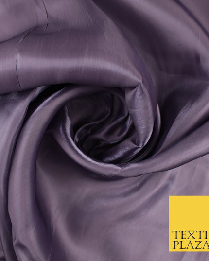 8 COLOURS Soft Glazed Shimmer Sheer Woven Polyester Satin Organza Feel Fabric