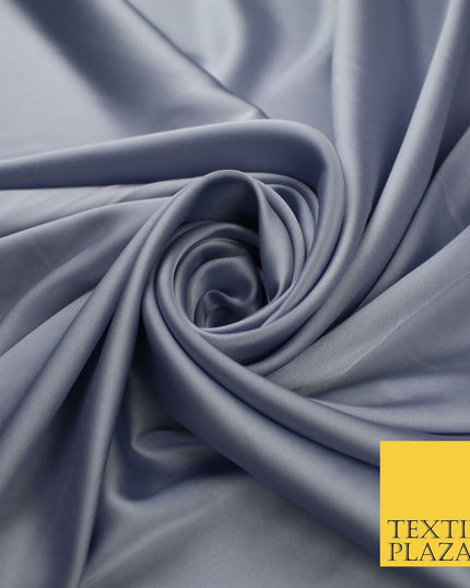 OVER 30 COLOURS Fine Silky Smooth Liquid Sateen Satin Dress Fabric Drape Lining