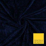 OVER 25 COLOURS Soft Plain Stretch Velvet Velour Fabric Material Dress Craft 58"