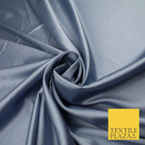 OVER 30 COLOURS Fine Silky Smooth Liquid Sateen Satin Dress Fabric Drape Lining