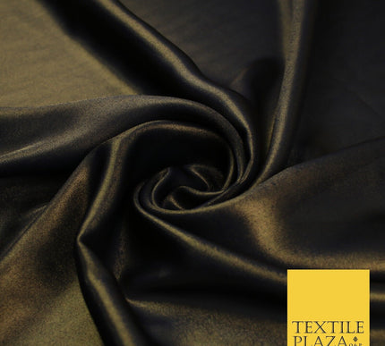 36 COLOURS - Fine Silky Metallic Foil Shimmer Satin Georgette Dress Fabric Drape