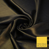 36 COLOURS - Fine Silky Metallic Foil Shimmer Satin Georgette Dress Fabric Drape