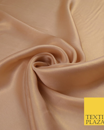 36 COLOURS - Fine Silky Metallic Foil Shimmer Satin Georgette Dress Fabric Drape